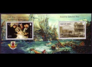 Gibraltar Mi.Nr. Block 68 200. Jahrestag Seeschlacht von Trafalgar (II)