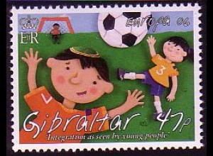 Gibraltar Mi.Nr. 1168 Europa 06, Integration, Kinder beim Sport (41)