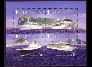 Gibraltar Mi.Nr. Block 73 Kreuzfahrtschiffe