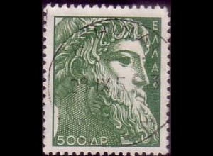 Griechenland Mi.Nr. 606 Antike griechische Kunst, Zeus (500)