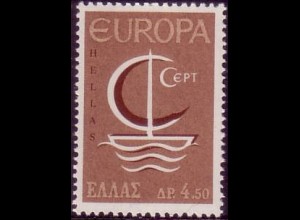 Griechenland Mi.Nr. 920 Europa 66, stilis. Boot (4,50)