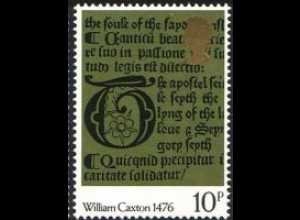 Großbritannien Mi.Nr. 720 Buchdruck in England, W.-Caxton-Schrifttypen