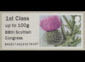 Großbritannien ATM MiNr. 74II Distel, 88th Scottish Congress, skl (1st)