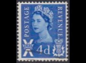 GB-Schottland Mi.Nr. 8 Freim.Königin Elisabeth II (4)