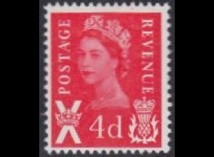 GB-Schottland Mi.Nr. 12 Freim.Königin Elisabeth II (4)