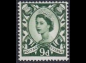 GB-Schottland Mi.Nr. 13 Freim.Königin Elisabeth II (9)