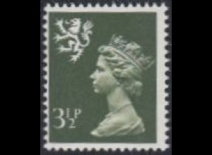 GB-Schottland Mi.Nr. 16 Freim.Königin Elisabeth II (3 1/2)