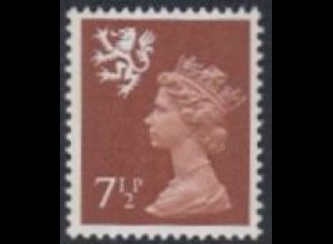 GB-Schottland Mi.Nr. 19 Freim.Königin Elisabeth II (7 1/2)