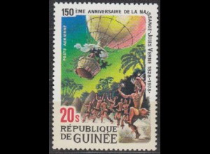 Guinea Mi.Nr. 848A Jules Verne, Fünf Wochen im Ballon (20)