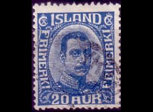 Island Mi.Nr. 91 König Christian X. im Oval (20)