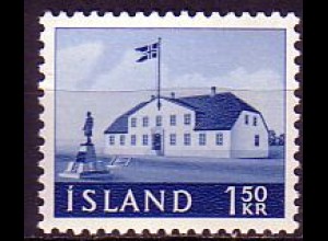 Island Mi.Nr. 347 Freim. Regierungsgebäude Reykjayvik (2 Werte)