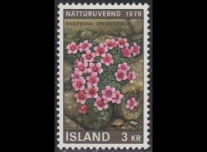 Island Mi.Nr. 447 Europ.Naturschutzjahr, Steinbrech (3)