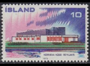 Island Mi.Nr. 479 NORDEN, Haus des Nordens Reykjavik (10)