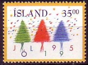 Island Mi.Nr. 839 Weihnachten, Weihnachtsbäume (35)