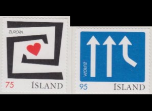 Island Mi.Nr. 1135-36 Europa 06, Integration, skl. (2 Werte)