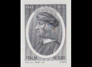Italien Mi.Nr. 3768 Aldus Manutius, venezianischer Buchdrucker, skl (0,80)