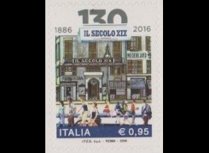 Italien MiNr. 3940 Spitzenprodukte, Tageszeitung Il Secolo XIX, skl (0,95)