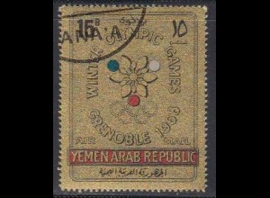 Jemen (Nordjemen) Mi.Nr. 615 Olympia 1968 Grenoble, a.goldfarb. Papier (15)