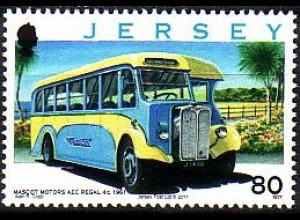 Jersey Mi.Nr. 1534 Transportwesen auf Jersey: Omnibusse, AEC Regal 4 (80)