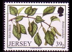 Jersey Mi.Nr. 1535 Laubbäume; EUROPA: Wald, Weißbirke (39)