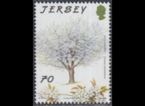 Jersey Mi.Nr. 1652 Baumschutzorg. Jersey Trees for Life, Jap.Blütenkirsche (70)
