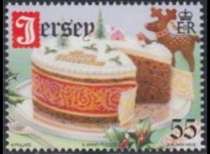 Jersey Mi.Nr. 1781 Weihnachten, Festliche Genüsse, Weihnachtstorte (55)