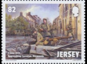 Jersey Mi.Nr. 1814 Landung der Alliierten in Normandie, Carentan Besetzung (82)