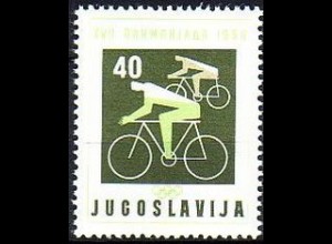 Jugoslawien Mi.Nr. 913 Olympische Spiele Rom 1960, Radfahrer (40)