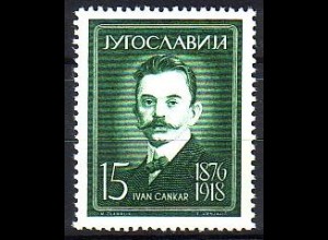 Jugoslawien Mi.Nr. 935 Persönlichkeiten, Schriftsteller Ivan Cankar (15)