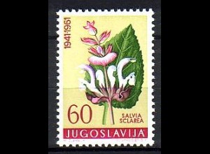Jugoslawien Mi.Nr. 949 Jugoslawische Flora, Salbei (60)