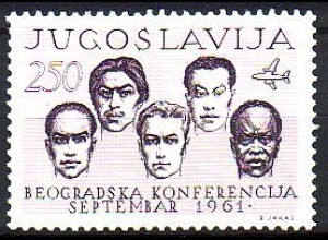 Jugoslawien Mi.Nr. 960 Konferenz bündnisfreier Länder, Köpfe (250)