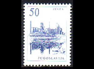 Jugoslawien Mi.Nr. 981 Freim., Eisenwerk Zenica, kobalt (50)