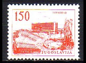 Jugoslawien Mi.Nr. 984 Freim., Hotel in Titograd (150)