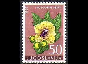 Jugoslawien Mi.Nr. 1037 Jugoslawische Flora, Bilsenkraut (50)