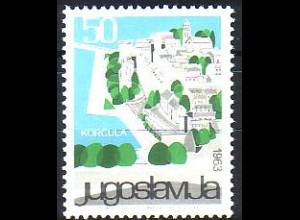 Jugoslawien Mi.Nr. 1043 Jugoslawische Touristenorte, Korcula (50)