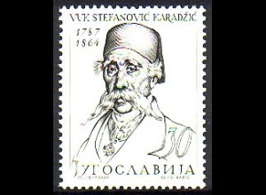Jugoslawien Mi.Nr. 1065 Persönlichkeiten, Schriftsteller Vuk Stefanovic (30)
