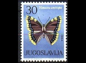 Jugoslawien Mi.Nr. 1070 Schmetterlinge, Trauermantel (30)