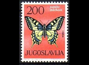 Jugoslawien Mi.Nr. 1074 Schmetterlinge, Schwalbenschwanz (200)