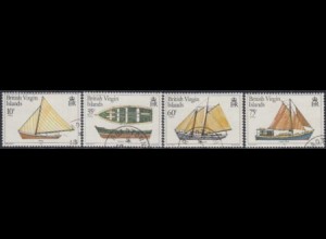 Jungferninseln Mi.Nr. 490-93 Boote (4 Werte)