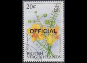 Jungferninseln Dienstmarke Mi.Nr. 37 Blüten, Parkinsonia aculeata (20)
