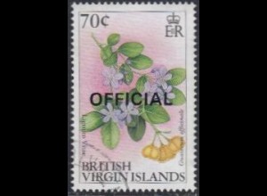 Jungferninseln Dienstmarke Mi.Nr. 43 Blüten, Guaiacum officinale (70)