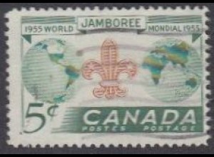 Kanada Mi.Nr. 305 Welt-Pfadfindertreffen, Welthalbkugeln (5)