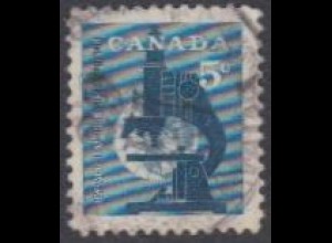 Kanada Mi.Nr. 323 Int.Geophysikalisches Jahr, Mikroskop, Weltkugel (5)