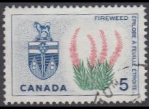 Kanada Mi.Nr. 372 Wappen Yukon Territory, Weidenröschen (5)