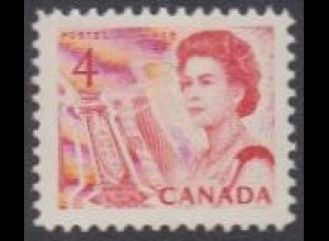 Kanada Mi.Nr. 401Ax Freim. Jahrhundertfeier, Elisabeth II, Schiffschleuse (4)