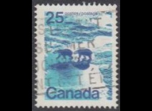 Kanada Mi.Nr. 509CyII Freim.Landschaftsbilder, Eisbären im Norden (25)