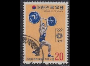 Korea-Süd Mi.Nr. 846 Olympia 1972 München, Gewichtheben (20)