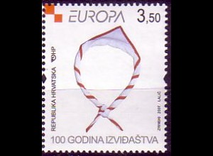 Kroatien Mi.Nr. 806 Europa 07, Pfadfinder, Halstuch (3,50)