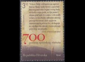 Kroatien Mi.Nr. 1032 700Jahre Autonomie für Split (3,10)