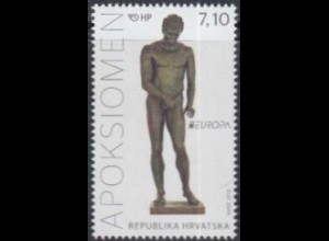 Kroatien Mi.Nr. 1033 Europa 12 Besuche , Bronzestatue (7,10)
